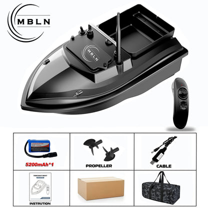 Remote Control Bait Boat with 2kg Capacity