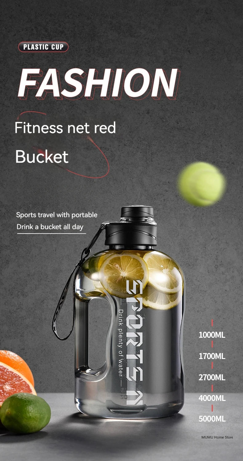 HookUpCo. Large Capacity Sports Water Bottle - HookUpCo.