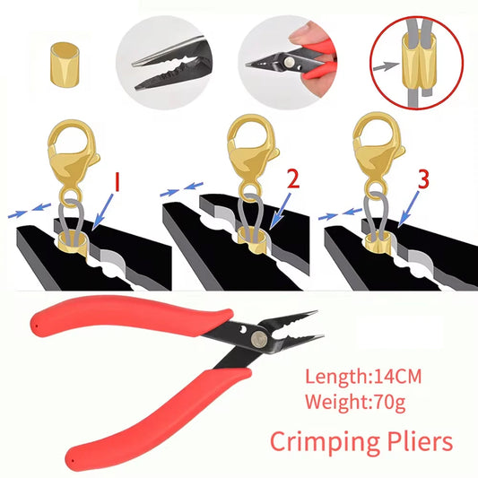 Jewelry Crimping Pliers for DIY Projects and Accessories