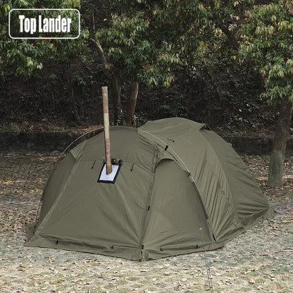 HookUpCo. Fireproof 2-Person Winter Camping Tent - HookUpCo.