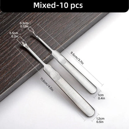 HookUpCo. Leather Groover Tool for Precise Edge Finishing