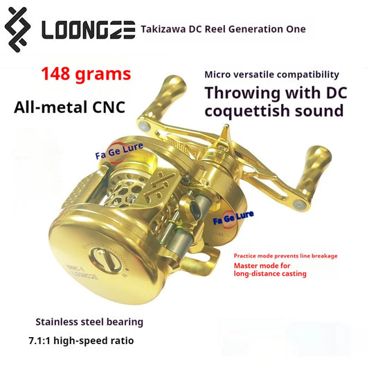 Lightweight Multi-Purpose Fishing Reel with Noise Control