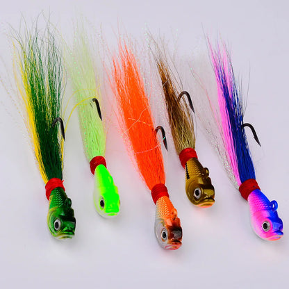 HookUpCo. Feathered Fishing Jig Set - HookUpCo.