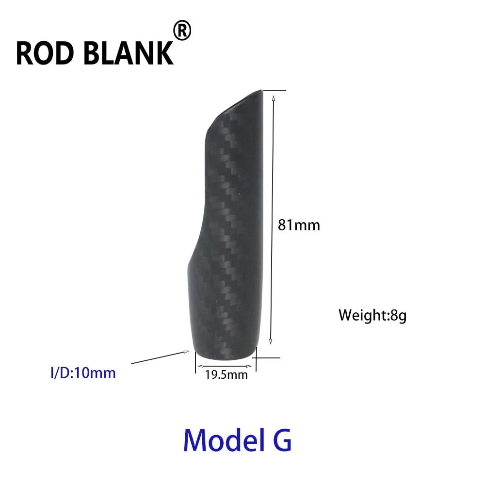 HookUpCo. Lightweight 3K Carbon Fishing Rod Grip - HookUpCo.