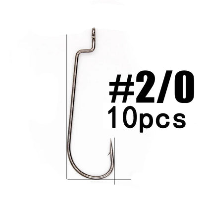 HookUpCo. 10-Pack Super Lock Fishing Hooks - HookUpCo.