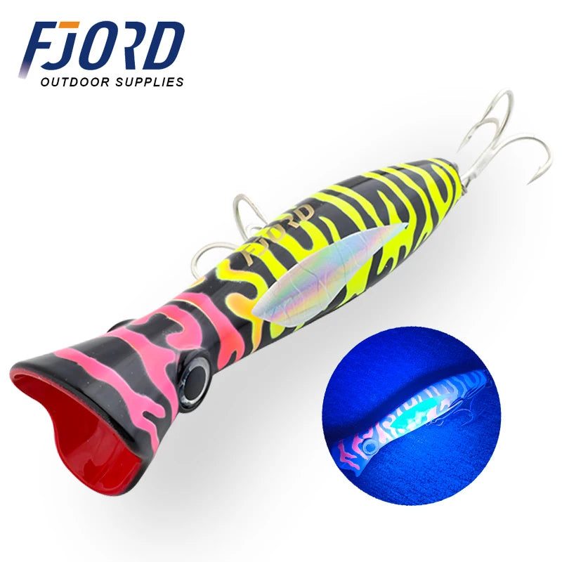 HookUpCo. Fjord Poppers Fishing Lure 165mm 82g - HookUpCo.