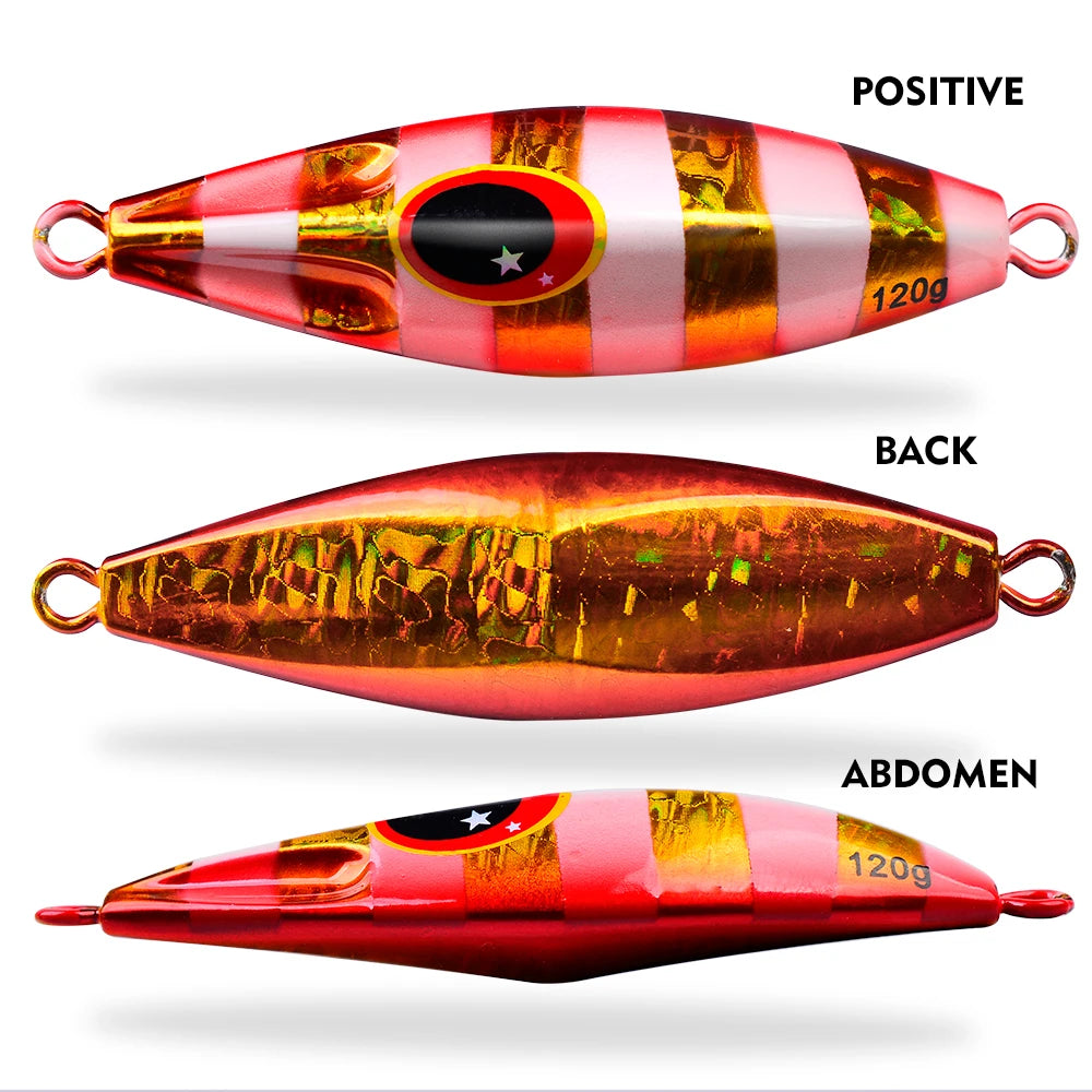 Bionic Glowing Metal Jig Fishing Lure for Nighttime Success