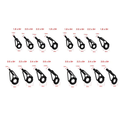 HookUpCo. Black Tip Guide for Fishing Rods - HookUpCo.