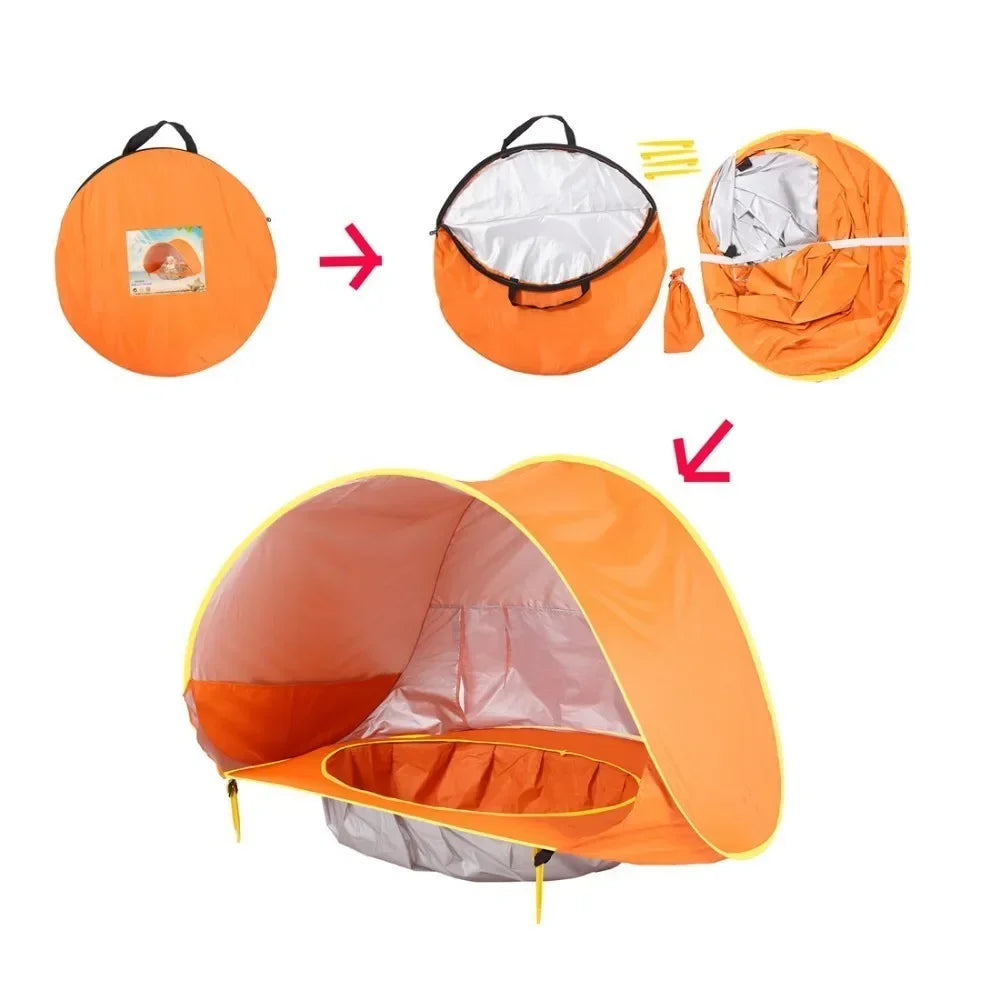 Waterproof Baby Beach Tent UV Shield