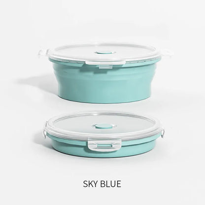 HookUpCo. Collapsible Silicone Food Storage Containers