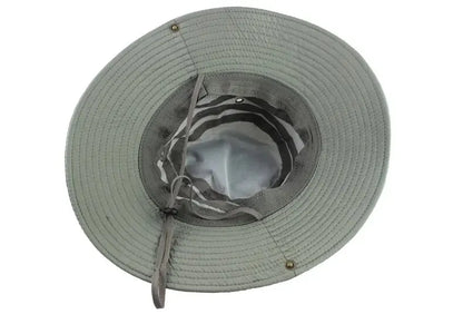 HookUpCo UV Wide Brim Bucket Hat