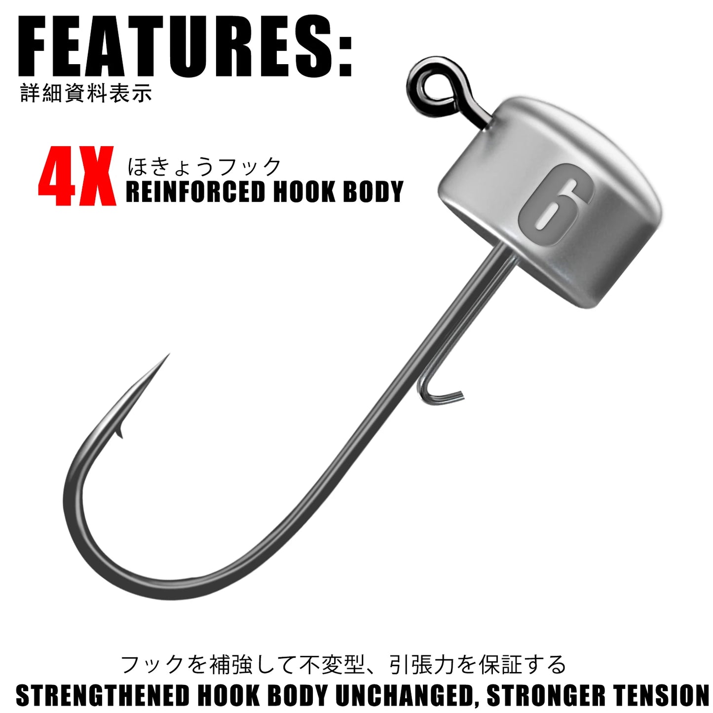 HookUpCo. Ned Rig Jig Heads for Bass Fishing - HookUpCo.