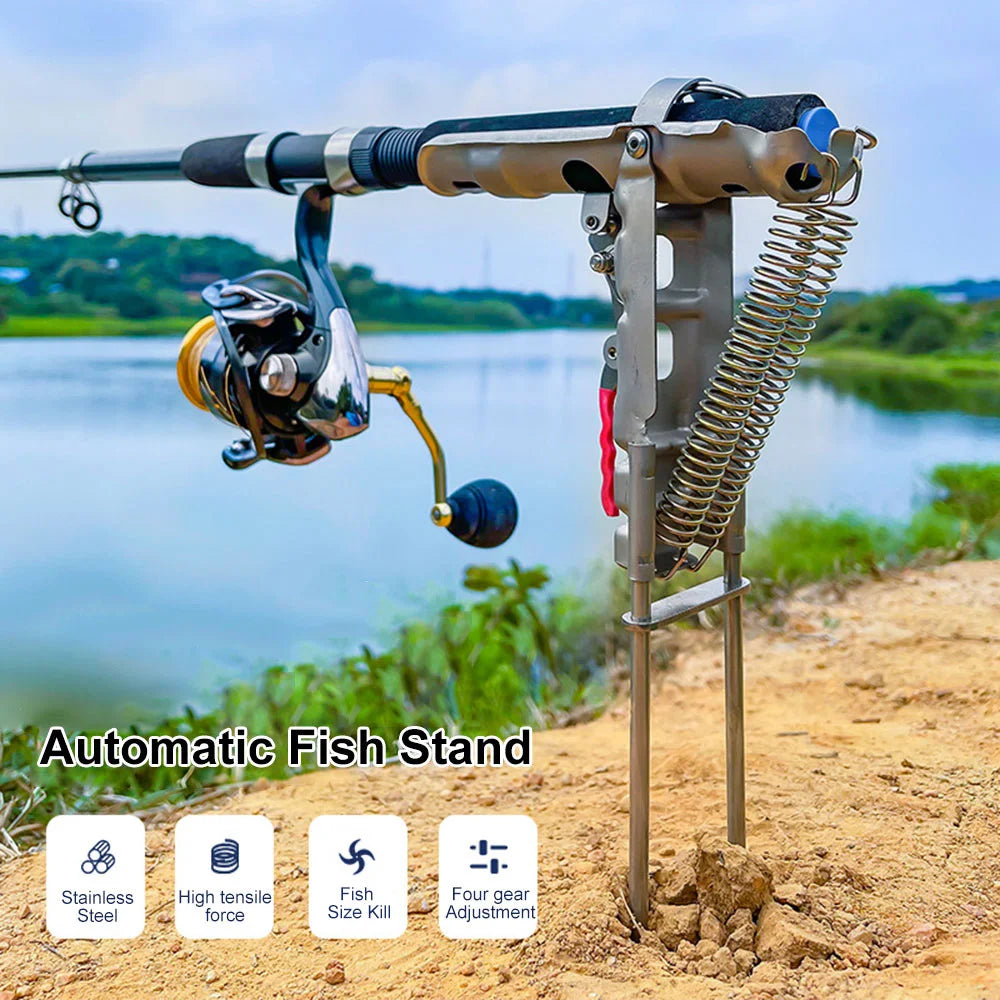 HookUpCo. Automatic Fishing Rod Holder Base - HookUpCo.