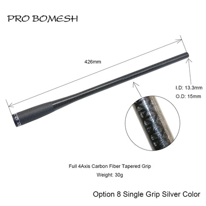 HookUpCo. Carbon Fiber Taper Grip Fishing Handle - HookUpCo.