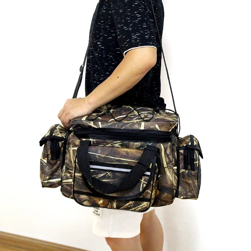 Waterproof Fishing Tackle Bag - Large Capacity