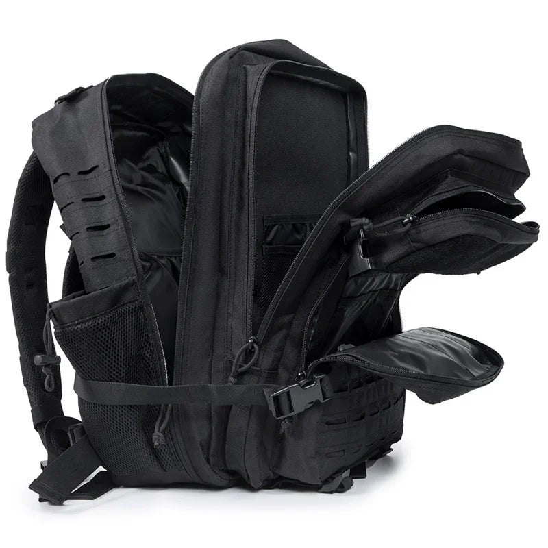 25L/45L Tactical Backpack with Bottle Holder for Outdoor Use