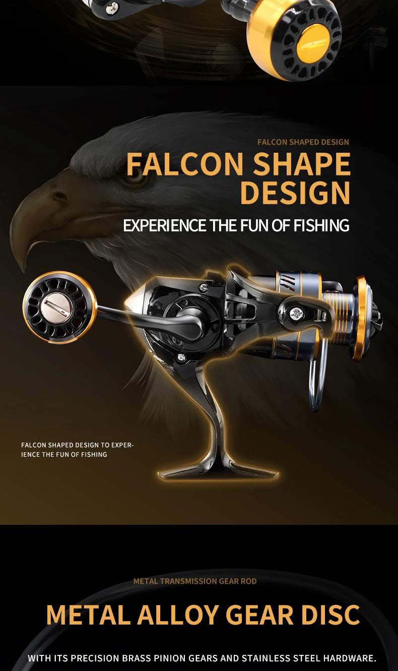 HookUpCo. Premium High-Speed Fishing Reel - HookUpCo.