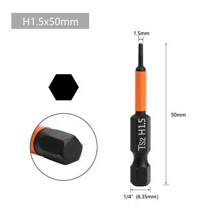Factory Direct - 50mm Hex Head Screwdriver Bit for Quick Change
