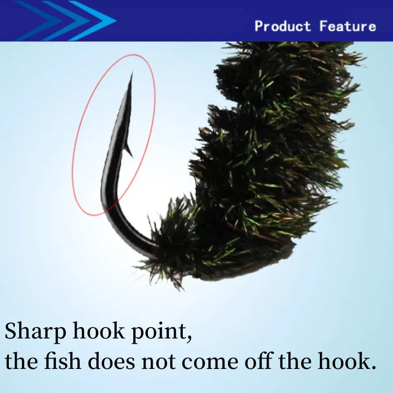 HookUpCo. Bionic Insect Lures 5PCS - HookUpCo.