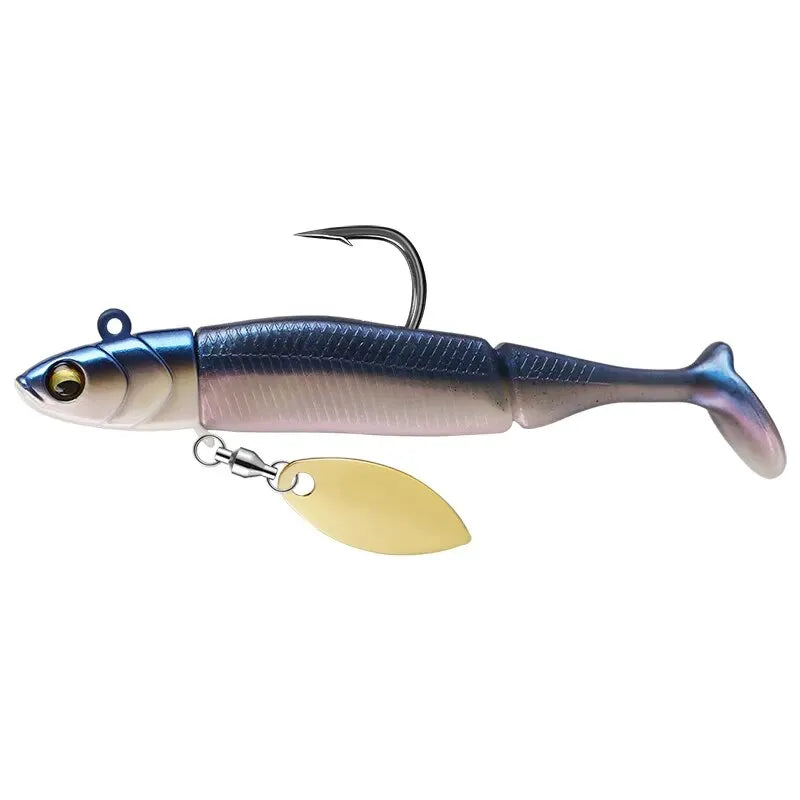 Soft T-tail Fishing Lures for Pike and Bass