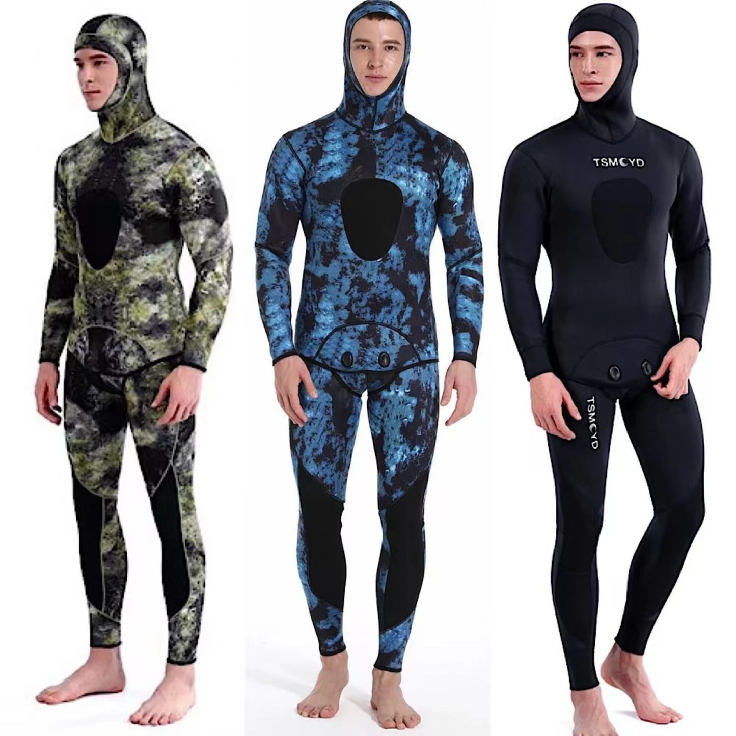 Camouflage Wetsuit for Spearfishing, Diving  - 3mm HookUpCo.