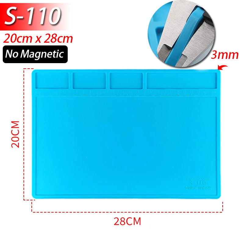 HookUpCo. Heat-Resistant Silicone Soldering Mat