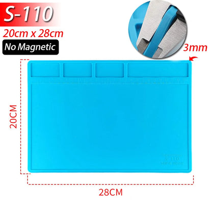 HookUpCo. Heat-Resistant Silicone Soldering Mat