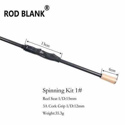 HookUpCo. Carbon Fiber Fishing Rod Handle Kit - HookUpCo.