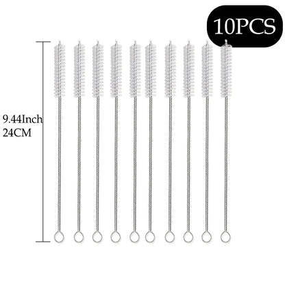HookUpCo. Extra Long Straw Cleaner Brush Kit