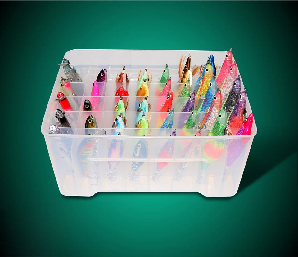 40-Grid Fishing Tackle Box Organizer for Egi and Squid Jigs