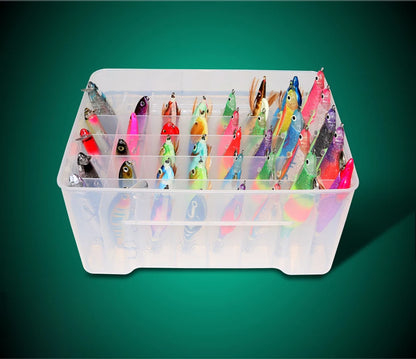 40-Grid Fishing Tackle Box Organizer for Egi and Squid Jigs