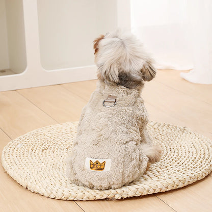 HookUpCo. Cozy Fleece Jumpsuit for Dogs
