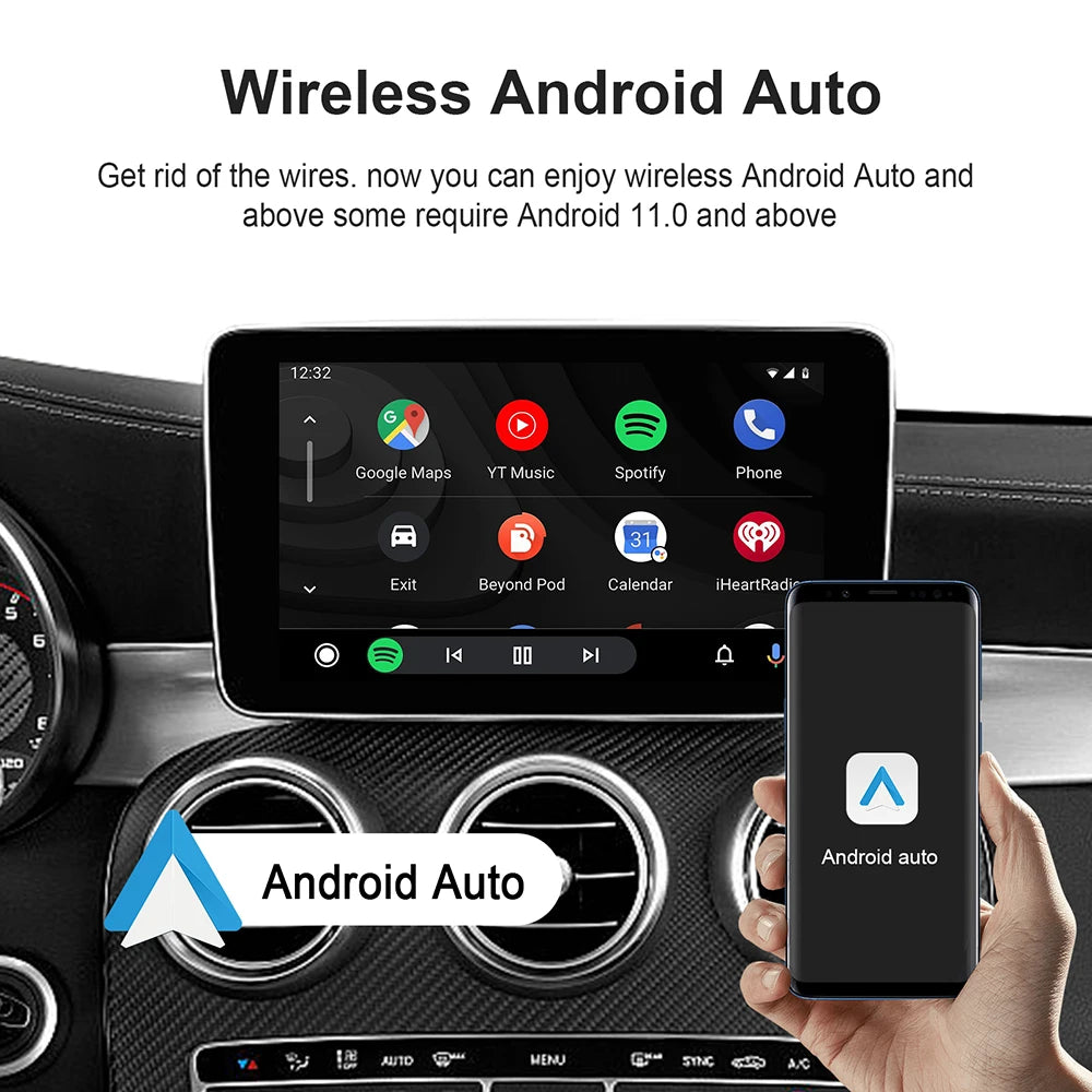 HookUpCo. Wireless CarPlay Adapter for Android 13 - HookUpCo.