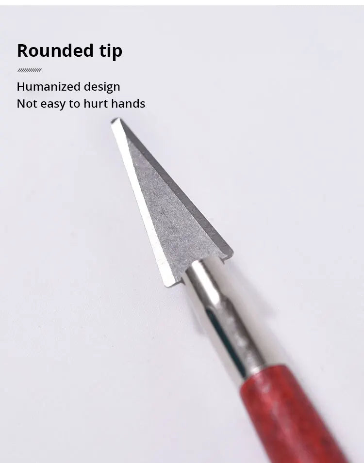 6-Piece Pottery Tool Set with Double-Ended Wire Knives