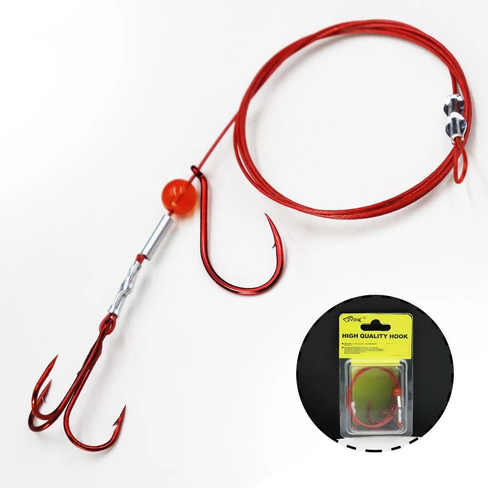 HookUpCo. Premium Fishing Stinger Rigs with Hooks - HookUpCo.