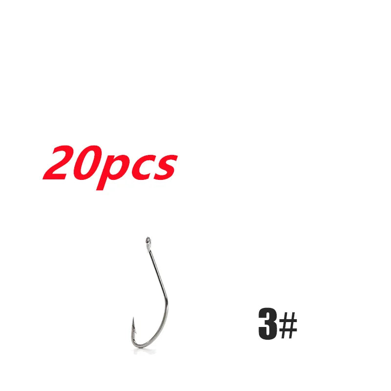 HookUpCo. Premium 20pcs Saltwater Fishing Hooks - HookUpCo.