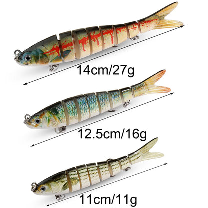 HookUpCo. Multi Joint Slow Sinking Swimbait