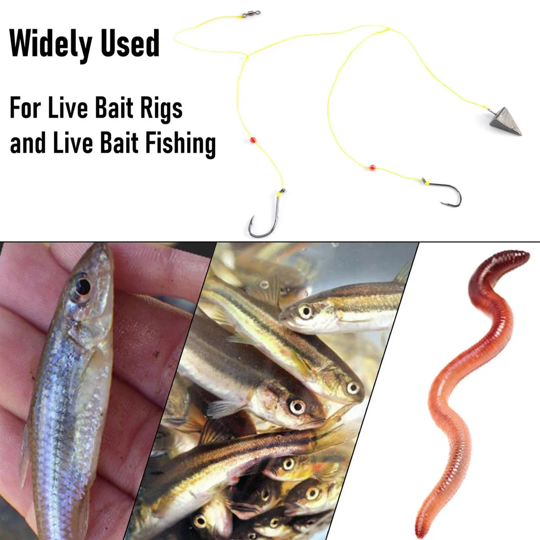 HookUpCo. High Carbon Steel Fishing Hooks 50-200Pcs - HookUpCo.