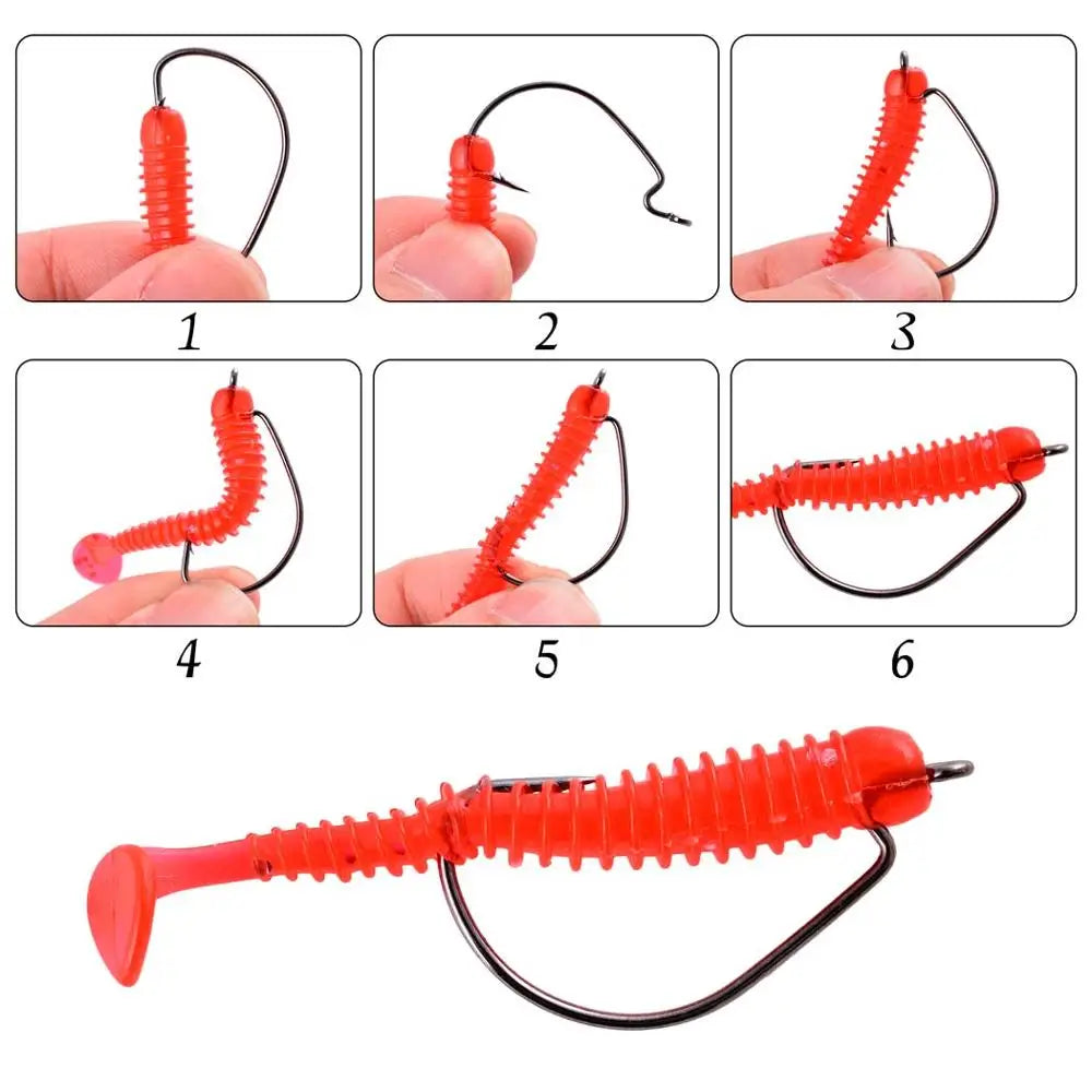 HookUpCo. 10pc Crank Hooks for Carp Fishing - HookUpCo.