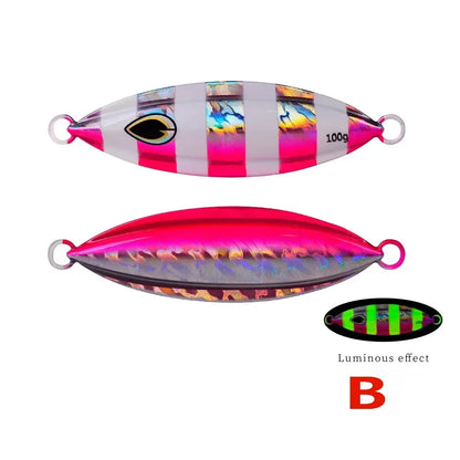 40g to 100g Metal Fishing Lures for Saltwater Jigging