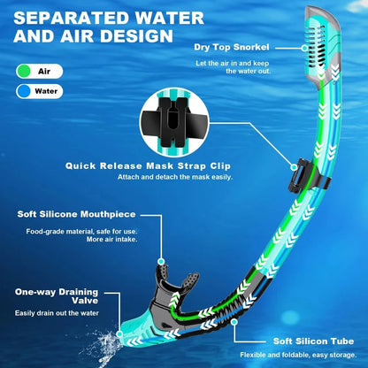 HookUpCo. Dry Snorkel Tube Set