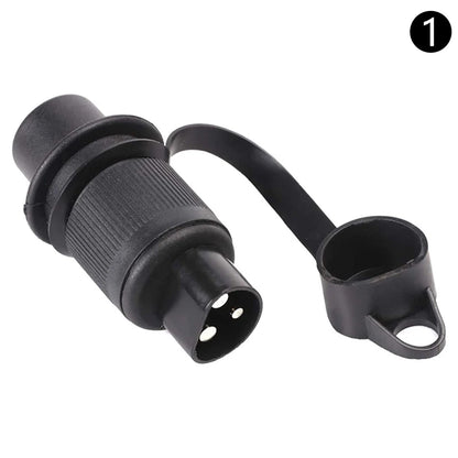 HookUpCo. 12V Round Trailer Socket Connector - HookUpCo.