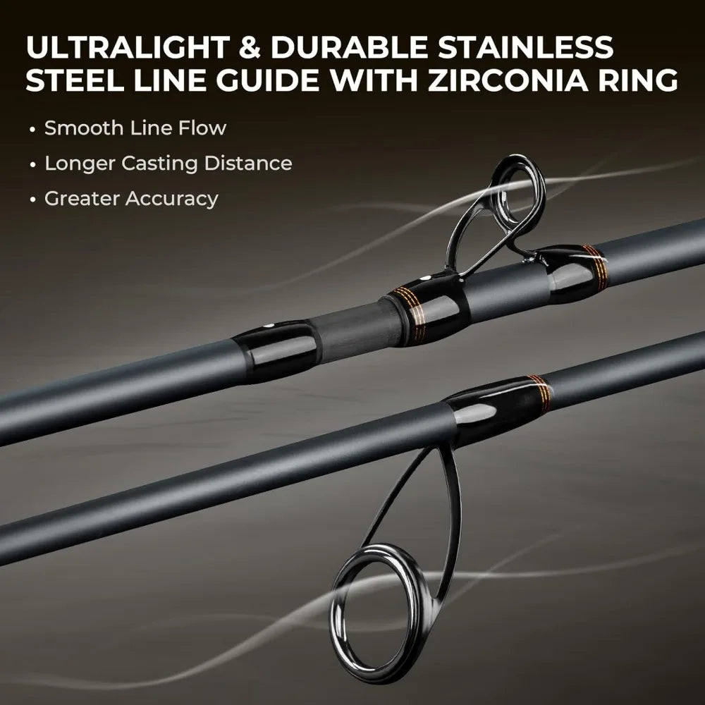HookUpCo. Zephyr Lightweight Finesse Fishing Rod - HookUpCo.