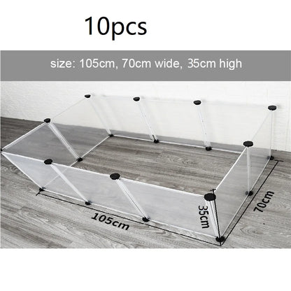 HookUpCo. Foldable Pet Playpen for Small Animals