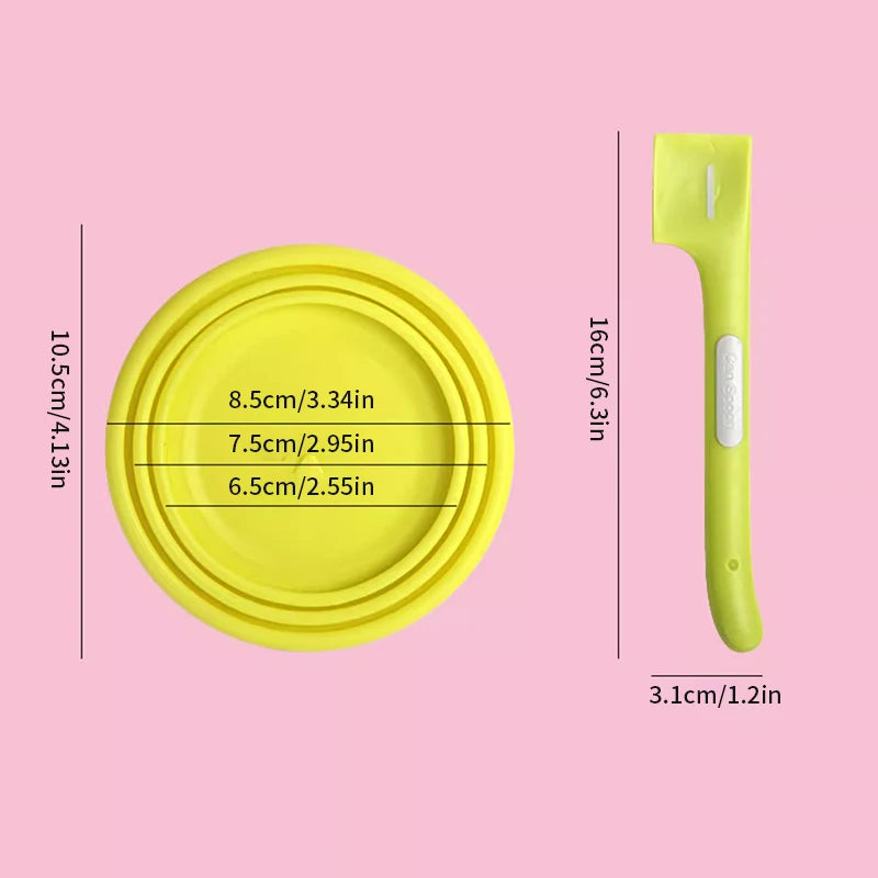 HookUpCo. Long Handle Spoon for Pet Food