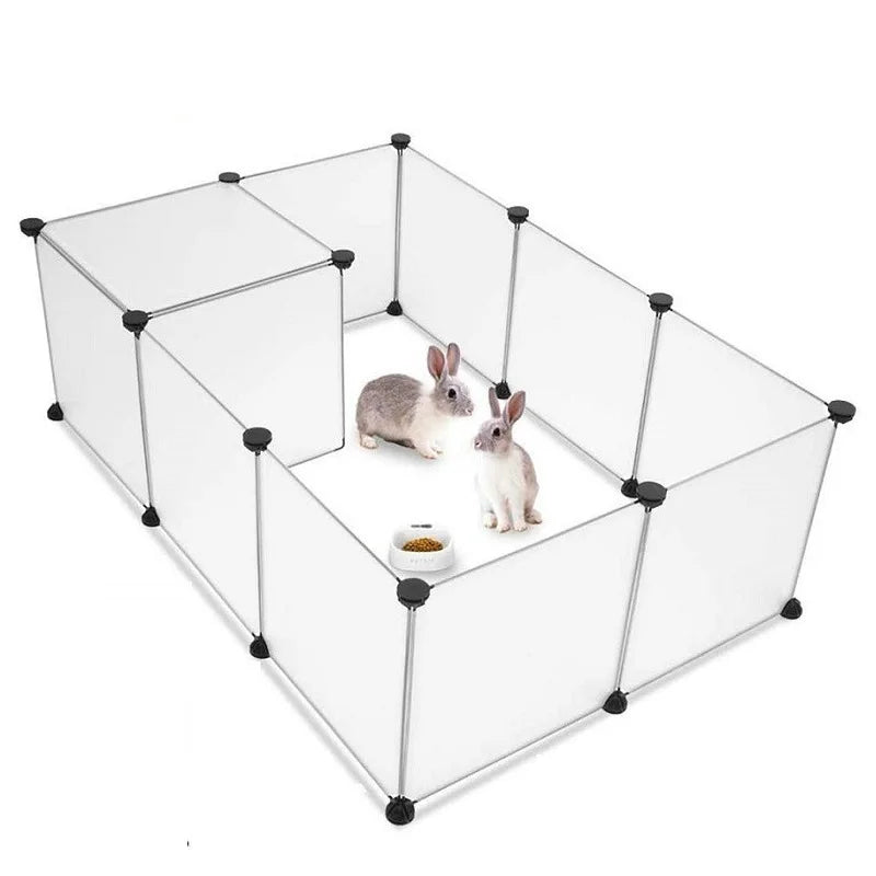 HookUpCo. Foldable Pet Playpen for Small Animals