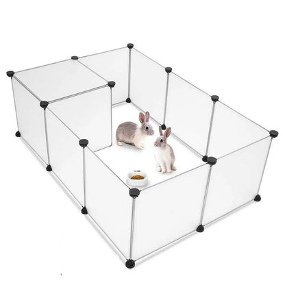 HookUpCo. Foldable Pet Playpen for Small Animals