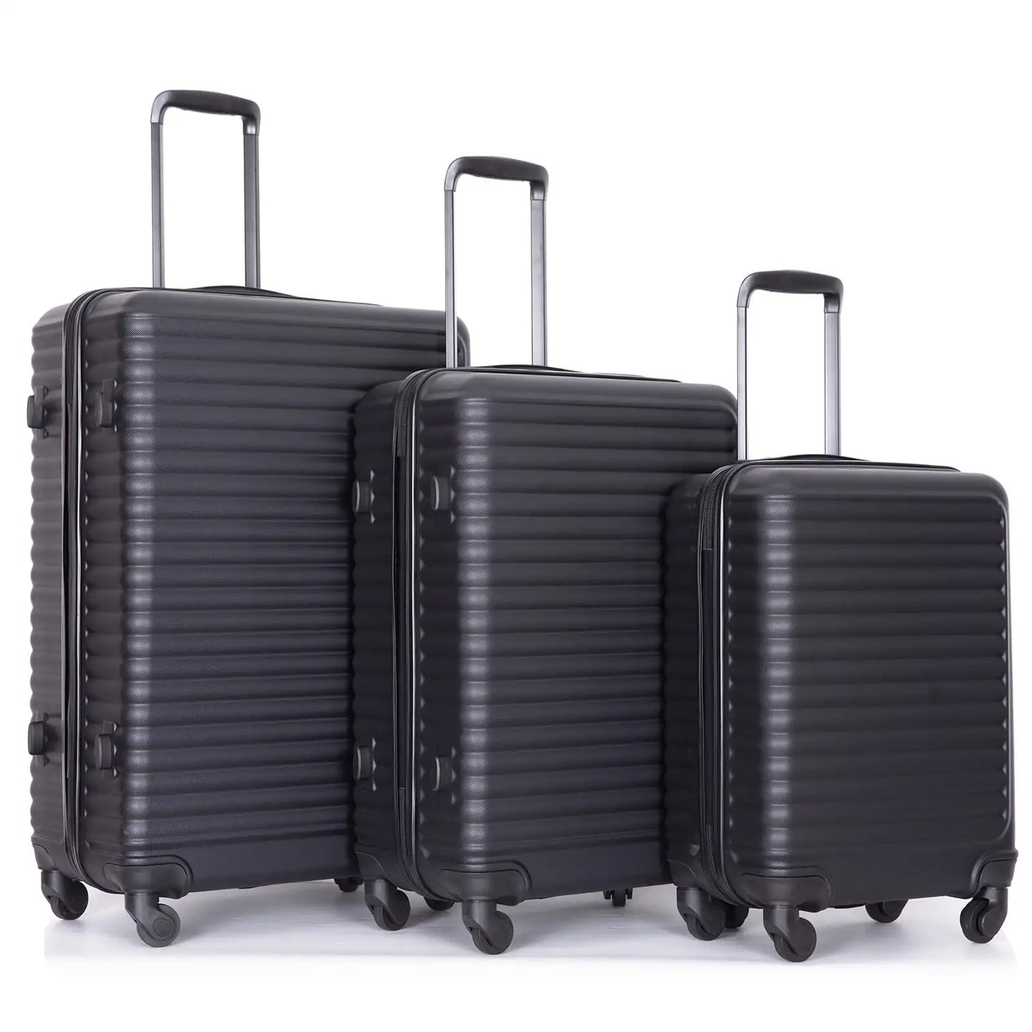 HookUpCo. Durable Hardside Luggage Set
