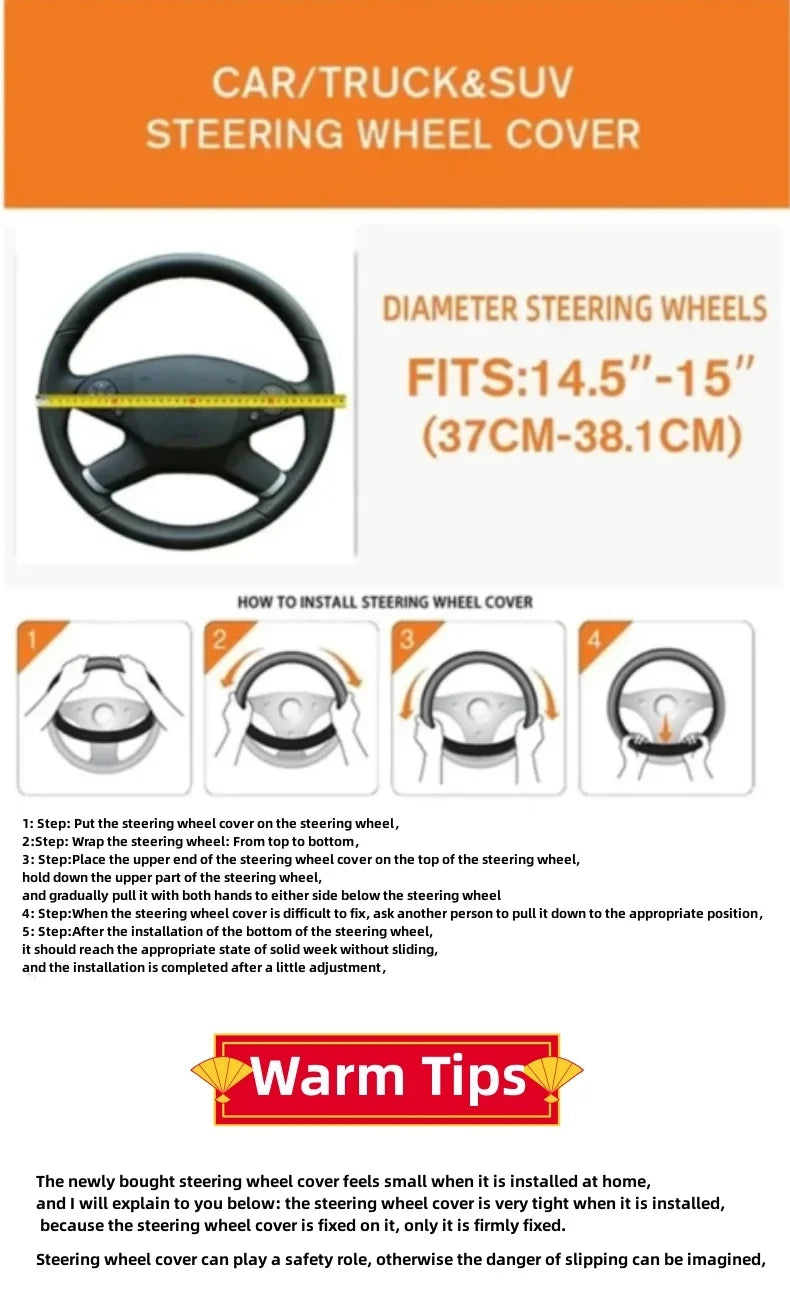 HookUpCo Steering Wheel Cover DIY