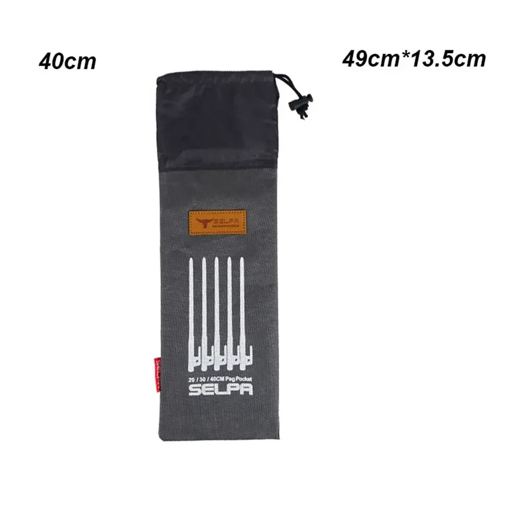 HookUpCo. Multi-Function Tent Pegs Storage Pouch - HookUpCo.